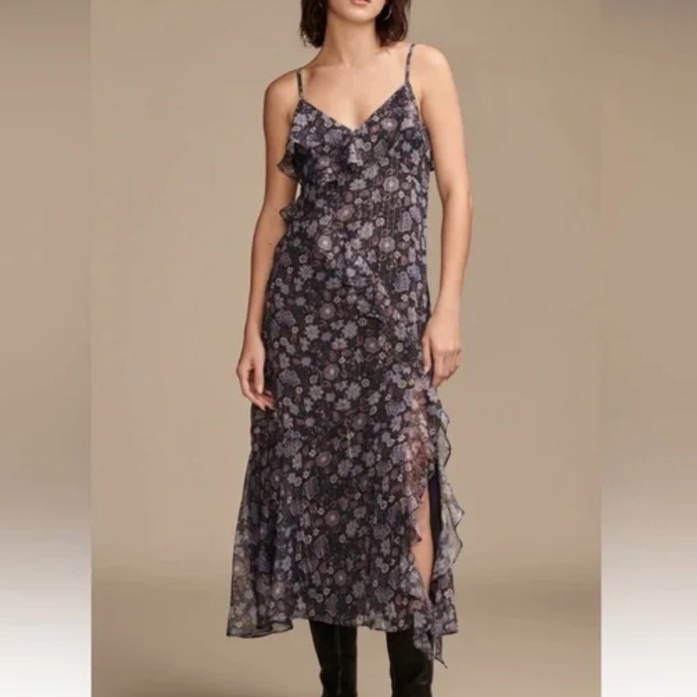 Lucky Brand Festival Finds Boho MIDI Dress NWT